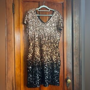 Size xxl Sequin Ombre Dress